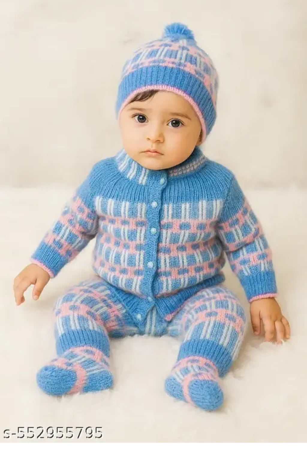 Baby sweater set with Lining
